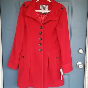 Kensie wool blend coat large